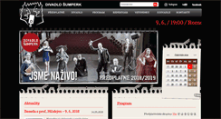 Desktop Screenshot of divadlosumperk.cz